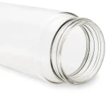 Water Bottle 400ml – Durable Lid with Carrying Handle – Transparent - Image 3